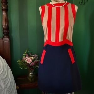 Retro inspired sleeveless dress